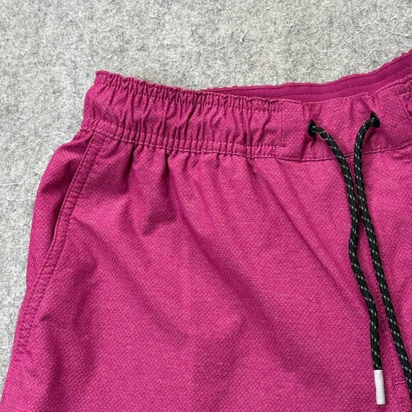 Legends Relay Shorts Men M Purple Nylon Stretch Performance Reflective Vented - Picture 2 of 15